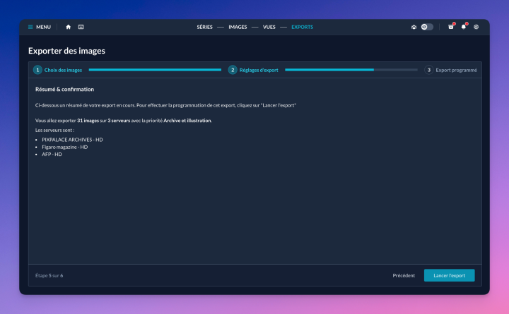 mdall export summary